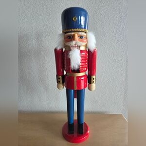 Solid Wood Nutcracker, 15 Inch